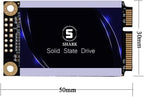 SSD MSATA 128GB Shark Speed Internal Solid State Drive High Performance Hard Drive for Desktop Laptop SATA III 6Gb/s Includes SSD (128GB, MSATA)