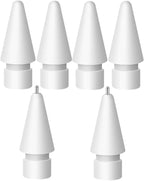 Replacement Pencil Tips for Apple Pencil 2nd Generation/ 1st Generation Tips,iPencil Tip Nibs Accessories for iPad Pro/Apple Pencil Pro/USB-C (6 Pack)