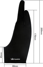 HUION Artist Glove for Drawing Tablet (1 Unit of Free Size, Good for Right Hand or Left Hand) - Cura CR-01