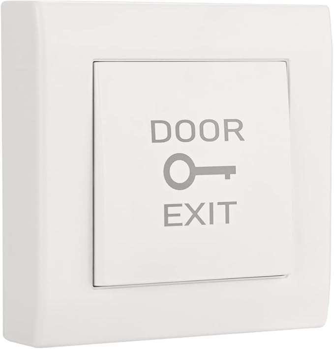 Door Access Control System IP67 Waterproof RFID Fingerprint Keypad Exit Button Doorbell Buzzer 1200lb Magnetic Lock Kit