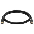 Cmple - USB Extension Cable 6ft Type A USB Male to Female USB 3.0 Cable for External Hard Drive, Keyboard, Webcam, USB Hub, Flash Drive - Black