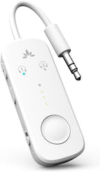 Avantree Relay - Airplane Bluetooth 5.3 Adapter with Qualcomm aptX Adaptive, Supports 2 AirPods or Headphones, 20Hr Playtime, 3.5mm AUX Wireless Audio Transmitter for Travel Flight, Airline, Gym