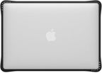 CASETiFY Impact MacBook Air 13" (M1/Intel) Case [Cushioned Impact Corners/Scratch-Resistant/Anti-Slip Grip] - Clear Black