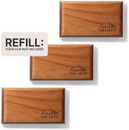 Drift Car Air Freshener - The Original Wood Air Freshener - Car Odor Eliminator - Long Lasting Scent - Metal Clip - Essential Oils - Clean Ingredients - Open Air Scent 3 Pack Refill - NO CLIP INCLUDED