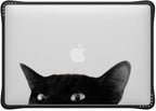 CASETiFY Impact MacBook Air 13" (M1/Intel) Case [Cushioned Impact Corners/Scratch-Resistant/Anti-Slip Grip] - CAT - Clear Black
