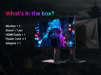 KTC 27'' 240Hz QHD 1440P Gaming Monitor 144Hz 1ms 65W Type C USB DisplayPort HDMI HDR400 Tilt/Height/Pivot/Swivel Fast HVA AdaptiveSync VESA