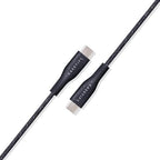 CASETiFY Powerthru USB-C to USB-C Cable (1m/3.3ft) - Black