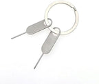 2 Pack PHONSUN Universal Sim Card Tray Removal Tool SD Opening Eject Pin fits Keyring for iPhone iPad Samsung Galaxy Google Pixel Motorola Phones - Small