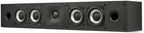 Polk Monitor XT35 Slim Center Channel Speaker - Hi-Res Audio Certified, Dolby Atmos & DTS:X Compatible, 1" Terylene Tweeter & Four 3" Dynamically Balanced Woofer, Wall-Mountable, Midnight Black