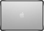 CASETiFY Impact MacBook Air 15" (M2-M4) Case [Cushioned Impact Corners/Scratch-Resistant/Anti-Slip Grip] - Clear Black