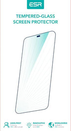 ESR 3 Pack for iPhone 12 Pro Max Screen Protector, 9H Hardness Tempered Glass Scratch Resistant with Easy Installation Frame compatible with iPhone 12 Pro Max 6.7", Case-Friendly