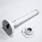 ZT-NET Extendable Pole Mount for Security Surveillance Cameras, Ceiling/Wall Mounting Bracket for Bullet Camera,Solid Metal (11.8-23.6 inch)