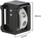 NICEYRIG Cold Shoe Adapter for ARRI Mount, Thumbscrew Easy Mounting Cold Shoe Base for Camera Cage Rig, DSLR Top Handle, Cheeseplate - 500