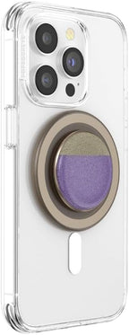 PopSockets Phone Grip for MagSafe with Kickstand, Magnetic Stand, Swappable Top, Secure Hold for iPhone MagSafe Cases, Phone & Tablet Grip - Lavender