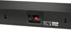 Polk Monitor XT35 Slim Center Channel Speaker - Hi-Res Audio Certified, Dolby Atmos & DTS:X Compatible, 1" Terylene Tweeter & Four 3" Dynamically Balanced Woofer, Wall-Mountable, Midnight Black