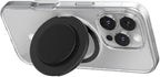 PopSockets Kick-Out Grip for MagSafe, Phone Grip with Built-in Phone Stand, Adjustable Kickstand for Portrait or Landscape, Strong Magnetic Hold, Wireless Charging Compatible - Black