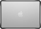 CASETiFY Impact MacBook Air 13.6" (M2-M4) Case [Cushioned Impact Corners/Scratch-Resistant/Anti-Slip Grip] - Clear Black