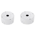 Universal Bullet Security Camera Junction Box Mount Bracket Plastic Rainproof Junction Box Mount Bracket for IP Camera Electric Enclosure, Indoor/Outdoor Wall Cable Junction Base Boxes (2 Pack)