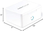 PerfectDry LUX | World's Fastest Hearing Aid Dryer, Dehumidifier Accessory | UV-C Ultraviolet Light Box Kit | Removes Sweat & Moisture from Hearing Aids, Airpods, Wireless Earbuds, Ear Amplifiers