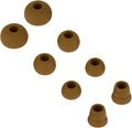 Silicone Replacement Earbud Tips Eartips Earbuds Eargels Compatible with Powerbeats 1/2/3 Wireless Beats by Dre Headphones,4 Pairs Earbud Cap(Brown)