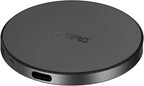 P10 Magnetic PSSD ，For iphone MagSafe Portable SSD, Upto 2000MB/s-Type-C, SM2320，USB 3.2 Gen 2x2 20Gbps, Connectivity, Updated Firmware - Portable Magnetic External Solid State Solution (Black-1T)
