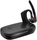 POLY Voyager Legend 50 UC Bluetooth Headset with Charging Case - 4 Noise-Canceling Mics, AI NoiseBlockAI & WindSmart Tech - Bluetooth Headphones with Mic, Smart Call Controls, All-Day Comfort