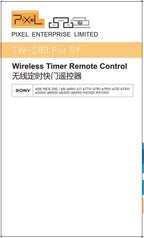 Pixel Wireless Timer Remote Shutter Release TW283-S2 Wireless Remote Control Wire Release Compatible with Sony a1 a9 a7 a7R a7S a6600 a6500 a6400 a6300 a6100 a6000 a5000 RX100II RX10 RX0 a68 ZV-1 HX99
