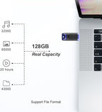 TOPESEL Flash Drive 128GB USB 3.0 Thumb Drive USB Stick Memory Stick USB Flash Drives Pen Drive Thumb Drives 2 Pack