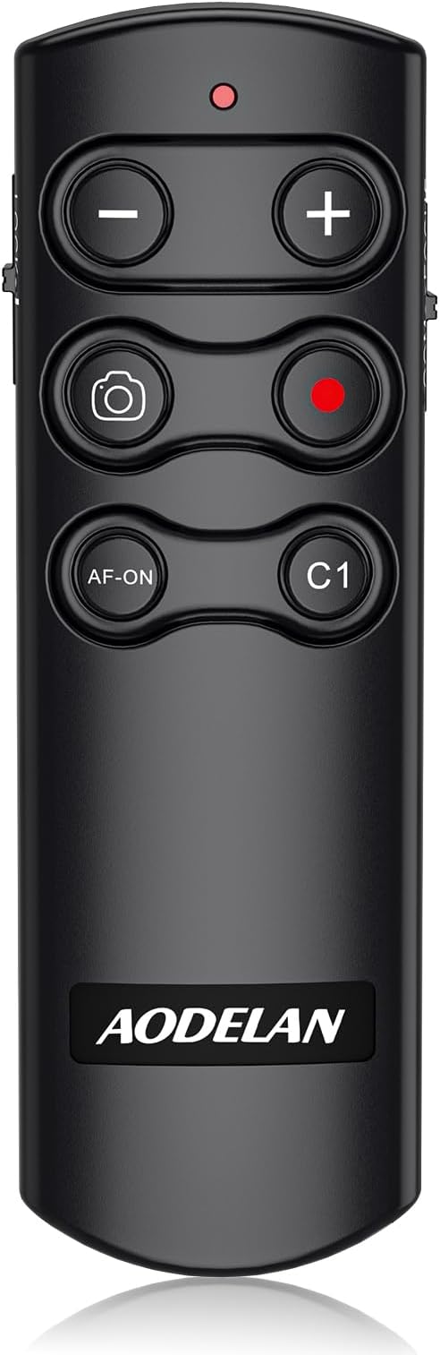 AODELAN Camera Remote Control Remote Shutter Commander for Sony ZV-E10,FX3,A1,a6100, a6400, a6600, a7C, a7 III, a7R III, a7R IV, a9, a9 II, DSC-RX0 II, DSC-RX100 VII, ZV-1; Replace Sony RMT-P1BT