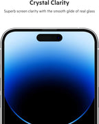 Belkin UltraGlass iPhone 14 Pro Max Screen Protector - Easy Application with Installation Guide Tray - Tempered Glass Screen Protector Compatible with iPhone 14 Pro Max Cases - 9H Hardness Tested