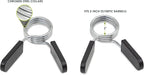 2Pcs Black 2 Inch Barbell Clamps, Stainless Steel Spring Collar Clips Weight Bar Clamps Dumbbell Barbell Handle Locking Clip for Weightlifting Strength Gym Fitness Training Accessories, Collars