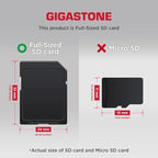 [5-Yrs Free Data Recovery] GIGASTONE 32GB SD Card, Camera Pro, A1 V10 SDHC Memory Card Compatible with SPYPOINT TACTACAM Trail Camera, with 1 Mini Cases