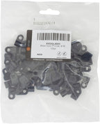 GTSE Black Nylon Plastic Cable Clamps, 3/16" Screw Mounts for Cable, Rope, Tube Management, 100 Pack