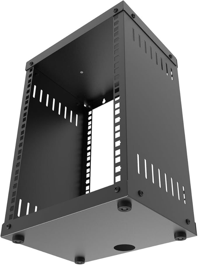 8U Small Network Cabinet-10 inch Server Rack for 10" Server, Network, Audio, and Video Equipments at Home or Office (8U)