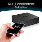 B1 Bluetooth Stereo Receiver,aptx LL, Hi-Fi V5.1 Audio Receiver, TI DAC for Analog Stereo RCA Output with Long Range, Digital Coaxial and Optical Output with NFC