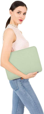 MOSISO Laptop Case 15 inch, 15 inch Laptop Sleeve Bag Compatible with MacBook Air 15 M4 A3241 M3 A3114 M2 A2941 2025 2024 2023, Dell XPS 15, Neoprene Computer Sleeve Bag with Small Case, Sage Green