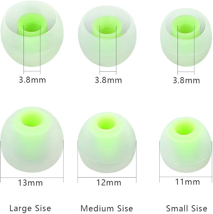 Earbud Tips Earbuds Replacement Tips Ear Tips Earbuds Eartips Eargels 9 Pairs SML