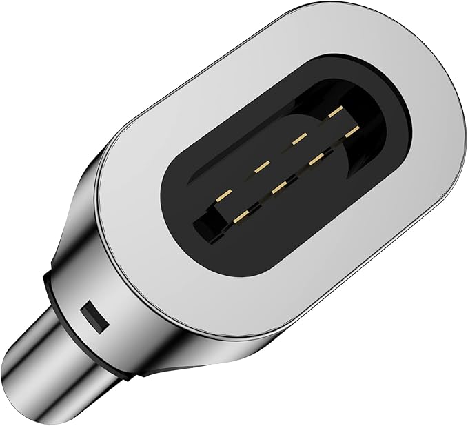 Magnetic Connector Tips Head for USB-C Android Devices (5 Pack), only Compatible 3A Magnetic Charging Cable