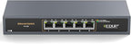 Ethernet Switch 2.5 Gigabit, 5 Ports Multi-Gigabit Ethernet Switch, Unmanaged, Fanless, Plug & Play, Reliable Network Splitter, Ideal for Gaming, NAS, PC, Silent, Desktop/ Wall Mount, Metal Design