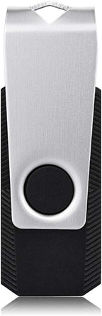 Aiibe 8GB Flash Drive 10 Pack 8GB USB Flash Drives Thumb Drive Bulk USB 2.0 Memory Stick USB Drive, Black