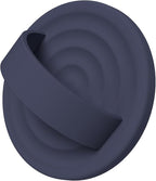 Magnetic Phone Ring Grip Holder, Silicone Finger Loop Grip, Compatible with MasSafe, Back of Phone for iPhone Pro Max/Plus/16/15/15/14/13/12 Series, Midnight Blue
