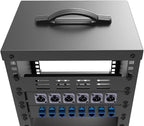 4U Small Network Cabinet-10 inch Server Rack for 10" Server, Network, Audio, and Video Equipments at Home or Office (4U)