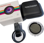 EMVANV 52mm Clip-on CPL Phone Camera Lens Filter, Phone Lens Filter Kit, Universal CPL Filter Compatible with iPhoneSamsung/Android Smartphones(Size:52mm)