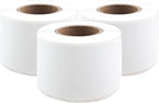 PUQU 30x70mm Direct Thermal Sticker Labels, Self-Adhesive All-Purpose Label Maker Tape, Compatible with AQ Series Label Printer, Refills Standard Laminated Office Labeling, 3 Rolls, 330 Labels