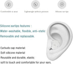 Silicone Earbud Tips Replacement Ear Tips for in- Ear Headphones Earbud Rubber Tips Eartips, 10 Pairs Large