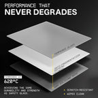 Wallhack 4.0 Glass Gaming MousePad - Professional Esport Mouse Mat with Specialty Surface for Top Speed and Control, Large Tempered Glasspad with Full Silicone Base - (SkyPAD White,XL 16.92" x 19.29")