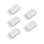 Magnetic Reed Switch NC NO COM Surface Mount Wired Door Window Contact Sensor with Cover for Home Security and Burglar Alarm Systems MC-31 5pcs