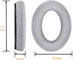 QOQOON Professional Headphone Replacement Ear Pads for Bose QuietComfort 35 QC 2 15 25 Earpads Cushion for QC2 QC15 QC25 SoundTrue SoundLink Around-Ear Headphones Ear Pads with Memory Foam (Grey)