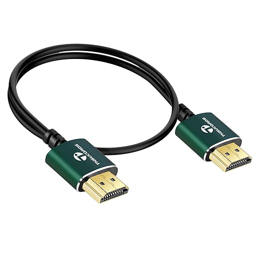 Slim HDMI Cables 6.6FT 5Pack, Ultra Soft & Thin HDMI to HDMI Cord, Extreme Flexible & Skinny HDMI Wire Supports High Speed 4K@60Hz 18gbps 2160p 1080p