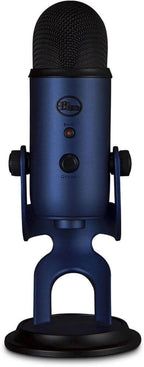 Logitech Creators Blue Yeti USB Microphone for Gaming, Streaming, Podcast, YouTube, Discord, PC, Studio Sound, Plug & Play-Midnight Blue